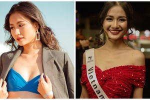 Thanh Hà khoe vẻ gợi cảm ở Miss Eco International 2023