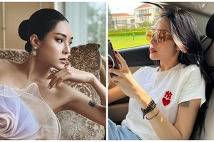 Á hậu Hồng Hạnh xăm hình thế nào mà phải giấu nhẹm? 