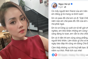 Vợ Công Lý: "Pass đồ chứ có đi giật chồng ai đâu mà phải ngại"