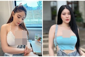 Gu thời trang bốc lửa của hot girl siêu vòng một