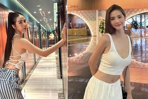 Huyền Lizzie ngày càng ăn mặc kiệm vải đốt mắt người nhìn