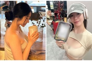 Hot girl Hàn Quốc vòng ngực trên 1m, gây chú ý khi mặc hở