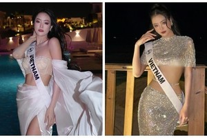 Bùi Khánh Linh mặc hở bạo khoe body gợi cảm ở Miss Intercontinental 2024