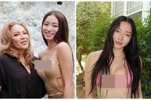 Con gái Thanh Hà diện bikini bé xíu khoe body gợi cảm hút mắt 