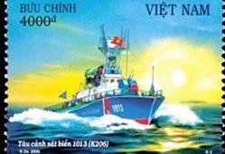 Bộ tem về biển, đảo với chủ đề 'Tàu Cảnh sát biển Việt Nam'