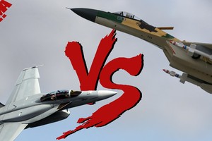 Khi F/A-18E/F Super Hornet của Mỹ đấu với Su-30 của Nga