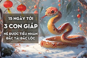 15 ngày tới, 3 con giáp xui rủi tránh xa, đắc tài đắc lộc