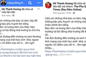 Nữ giám đốc ở Phú Quốc lên mạng xã hội chửi 'lương tâm của hiệu trưởng bị chó tha'