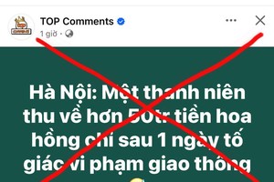 Một người “được thưởng 50 triệu do tố giác vi phạm giao thông” là Fake News