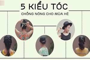 5 kiểu tóc thoáng gáy, chống nóng cho ngày hè