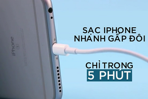 “Bí kíp” sạc nhanh gấp đôi cho iPhone 6, iPhone 7