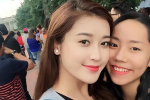 Á hậu Huyền My xinh tươi trên đất Mỹ