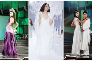 Mai Phương Thúy trình diễn bốc lửa trên sàn catwalk