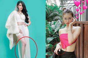 Ngọc Trinh và dàn sao Việt: Người mất chân, người biến dạng vì photoshop 