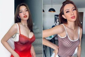 Thời trang đời thường gợi cảm của Hoa hậu Nguyễn Thúc Thùy Tiên