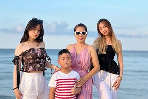 Ngắm 3 con xinh đẹp, giỏi giang của ca sĩ Mỹ Lệ