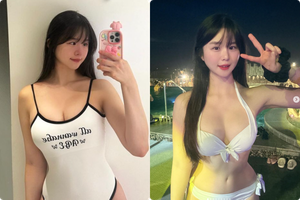 Hot girl chuộng diện áo khoét cổ sâu, vòng 1 đẹp hút mắt