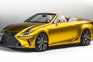 Lexus LF-C2: Vàng óng ả, đẹp kiêu sa