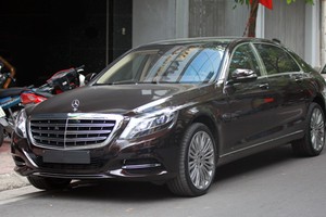 Maybach S500 màu độc của nữ doanh nhân Hà Thành