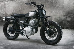 Suzuki GN250 Scrambler "hàng độc" của 9X Việt lên báo Tây