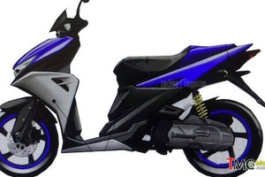 Chi tiết xe tay ga thể thao Aerox 125 mới của Yamaha