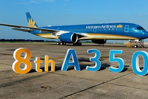 Cận cảnh siêu máy bay A350-900 thứ 8 của Vietnam Airlines