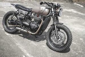 Môtô Triumph Bonneville T120 "lột xác" cafe racer siêu mạnh 