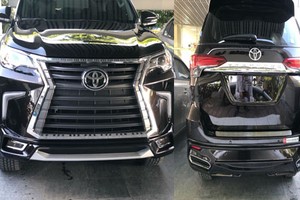 Dân chơi Hà thành "hô biến" Fortuner thành Lexus chỉ 100 triệu