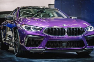 "Soi" BMW M8 Gran Coupe khoác áo tím hoàng hôn cực độc