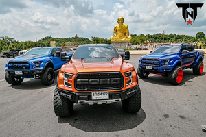 "Hô biến" Ford Ranger Raptor thành siêu bán tải F-150 đắt tiền