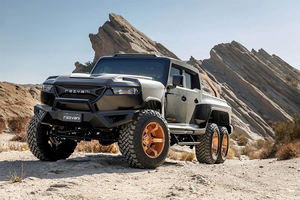 Rezvani Hercules 6×6, bán tải 6 bánh, động cơ V8 gần 6 tỷ đồng