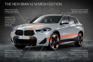 BMW X2 M Mesh Edition 2021 khởi điểm từ 34.510 bảng Anh