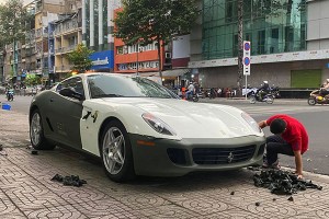 Ferrari 599 GTB “tình cũ” Đặng Lê Nguyễn Vũ độ ống xả đắt tiền