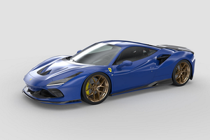 Siêu xe Ferrari F8 Tributo "khoác áo" bodykit in 3D giá 46.640 USD