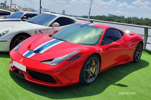 Ferrari 458 Speciale "độc nhất" Việt Nam nổi bần bật ở Sài Gòn