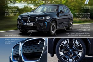 BMW iX3 2022 bản M Sport lộ diện trước ngày ra mắt