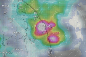 Bão số 6 vào khu vực từ Thừa Thiên-Huế đến Quảng Ngãi