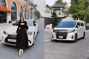 Toyota và Lexus tiền tỷ đeo biển "thần tài" của Missteen Quảng Ninh