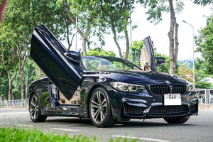 Tận thấy BMW 420i Convertible của tay chơi Vĩnh Long độ cửa cắt kéo