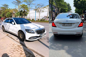 Đại gia Hà Nội "cưỡi" Mercedes-Benz S-Class sang chảnh... dán biển số