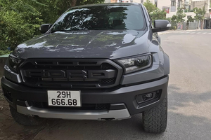 Ford Ranger biển "tứ quý 6" Hà Nội được chào bán tới 3 tỷ đồng?