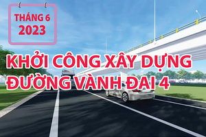 Đường Vành đai 4 Vùng thủ đô Hà Nội sẽ được khởi công vào tháng 6/2023