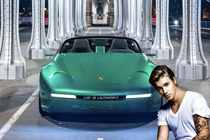 Justin Bieber khoe siêu xe Porsche 968 L'Art hàng thửa độc nhất vô nhị