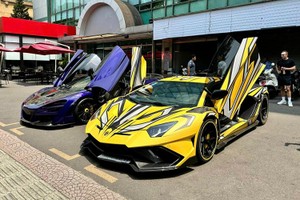 Lamborghini Aventador độ Duke Dynamics bạc tỷ “cực ngầu” tại TP HCM