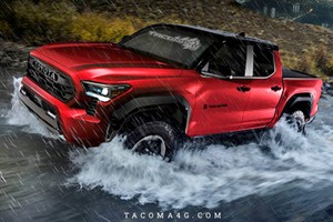 Toyota Tacoma 2024 rục rịch trình làng, “bản xem trước” của Hilux mới