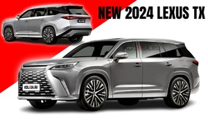 Lexus TX 2024 chốt lịch ra mắt, lộ nội thất với 6 chỗ ngồi