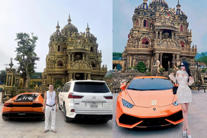 "Đại gia đồng nát” Nghệ An tậu Lamborghini hơn 10 tỷ, ở nhà dát vàng