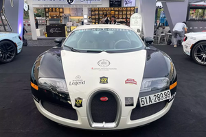 Bugatti Veyron gần 50 tỷ của "Qua" Vũ tại Gumball 3000 2024 