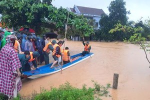 Sơ tán 4.280 ca F0 trong vùng ảnh hưởng của bão Côn Sơn đến nơi an toàn