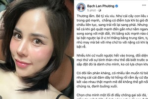 Bạch Lan Phương ví bản thân như cây liêu xiêu trong gió